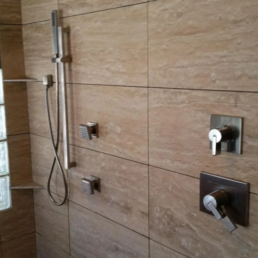 Shower fixture installation for Water Heater Replacement in West Frankfort